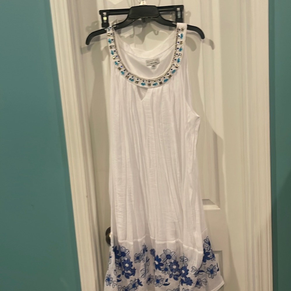 Linen sleeveless dress